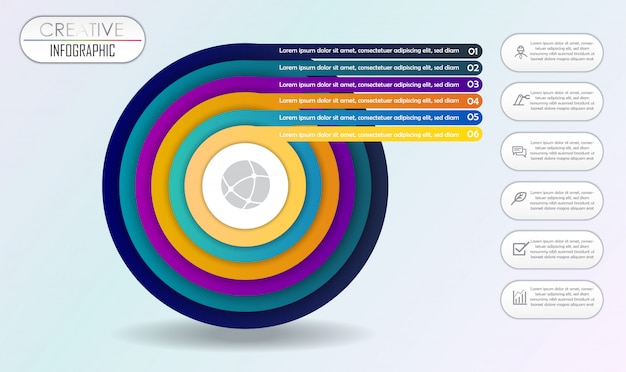 Progettazione del diagramma infografica