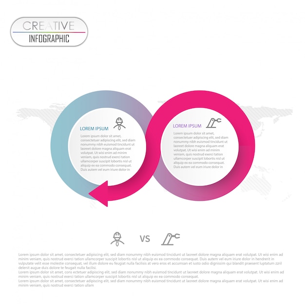 Infographic Diagramontwerp met stapproces