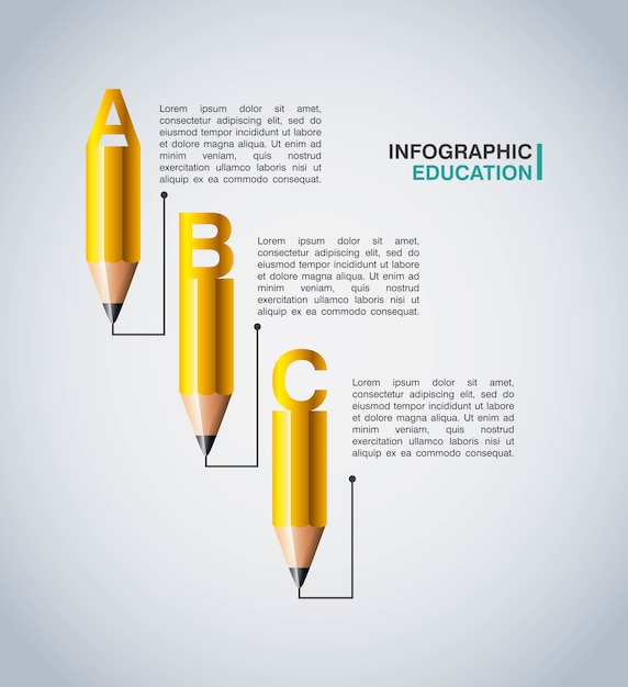 Infographic education design