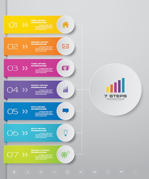 Infographic element chart.