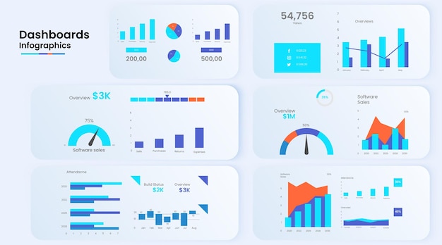 Infographic element collectie