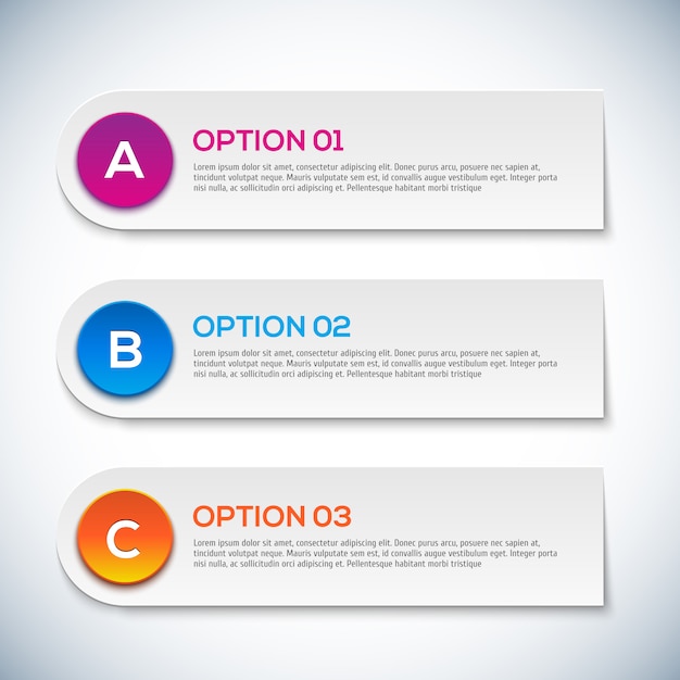 Infographic element met stappenillustratie