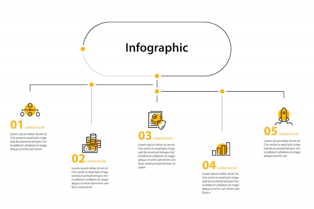 Infographic element ontwerp