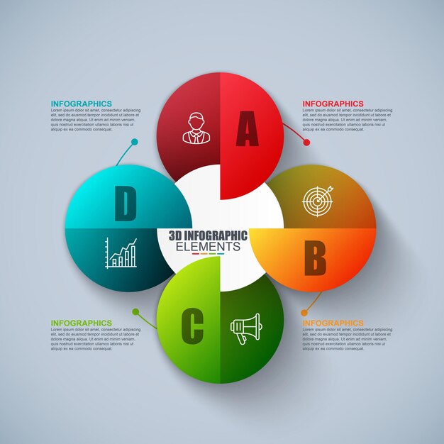 infographic element psd