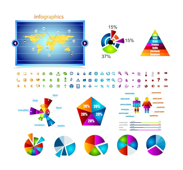 Infographic element set