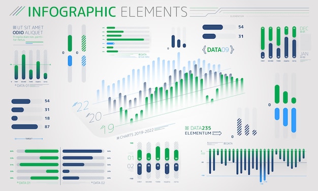 Vector infographic element template