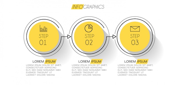 Elemento infografica con opzioni o passaggi