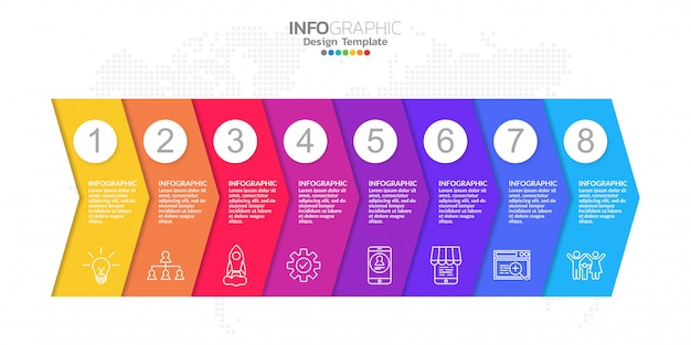 Elementi di infografica per contenuto, diagramma, diagramma di flusso, passaggi, parti, tempistica, flusso di lavoro, grafico.