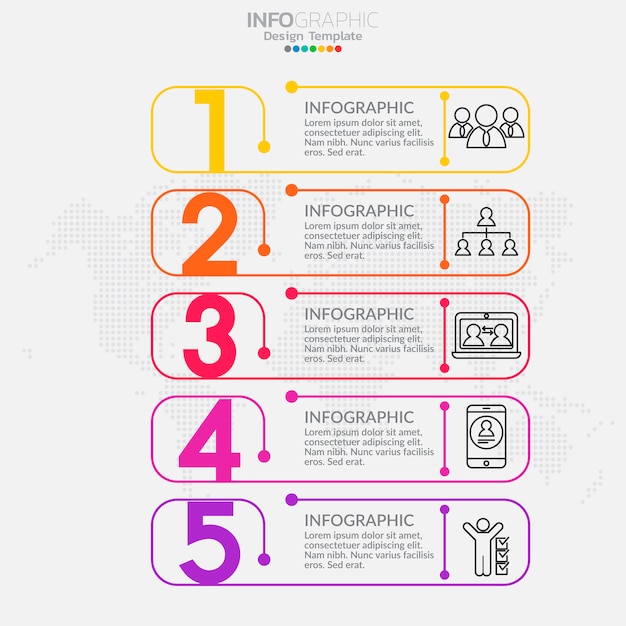 콘텐츠, 다이어그램, 순서도, 단계, 부품, 타임 라인, 워크 플로우, 차트에 대한 Infographic 요소.