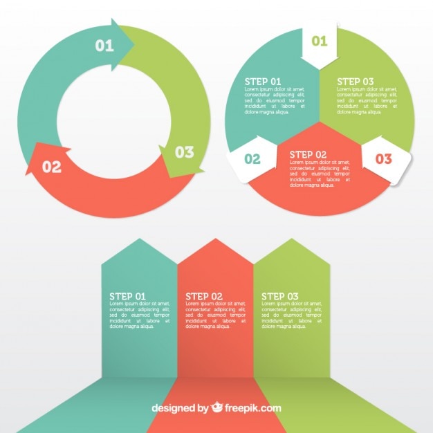 Elementi infographic impostati