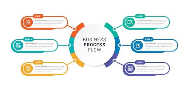 Infographic Elements Steps