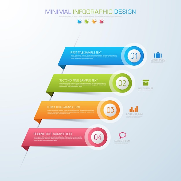 Infographic Elements with business icon on full color background process or steps and options workflow diagramsvector design element eps10 illustration