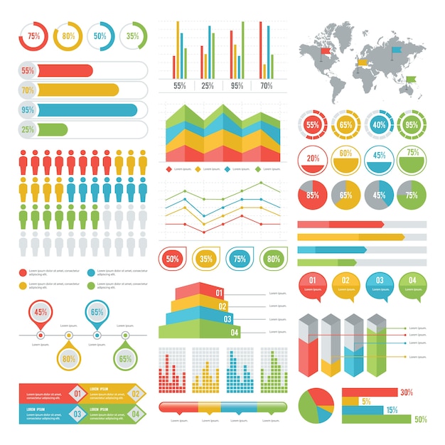 Vector infographic elements