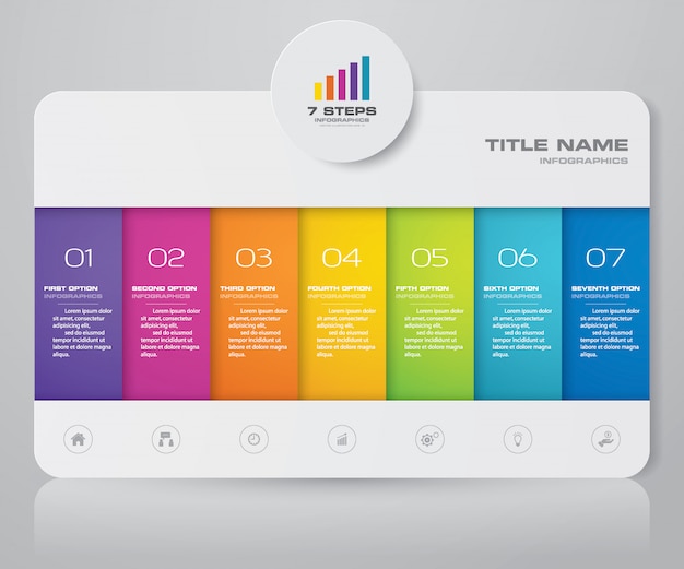 Infographic-grafiek voor gegevenspresentatie.