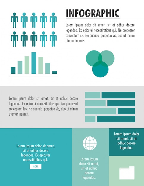 Infographic human poblation