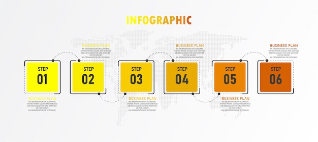 Infographic illustratie kan worden gebruikt voor presentaties, processen, lay-outs, gegevensgrafieken. onderwijszaken