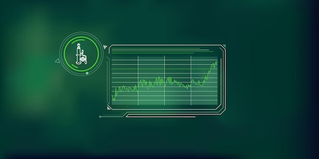 Vector infographic illustration of the growth of the oil and gas sector