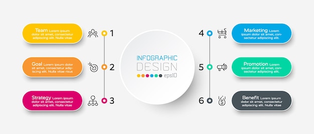 Infographic in 6 stappen.