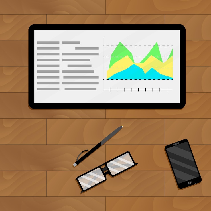 Vector infographic and infochart economic