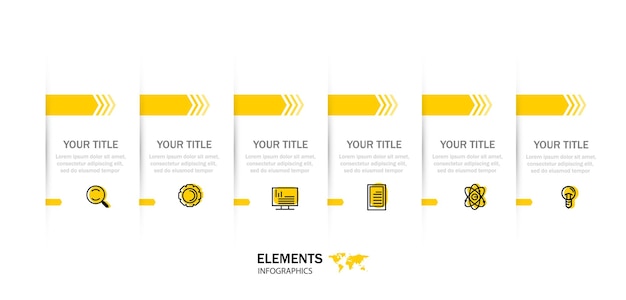 Infographic label template with icons.can be used for info graphics, flow charts, presentations