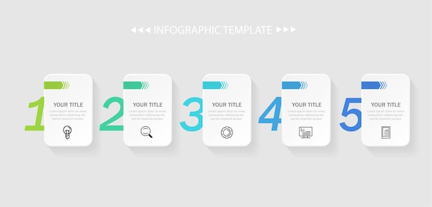 infographic label template with icons.Can be used for info graphics, flow charts, presentations