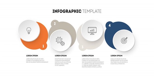 Infographic met stappen