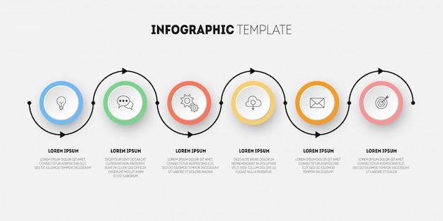 Infographic met stappen