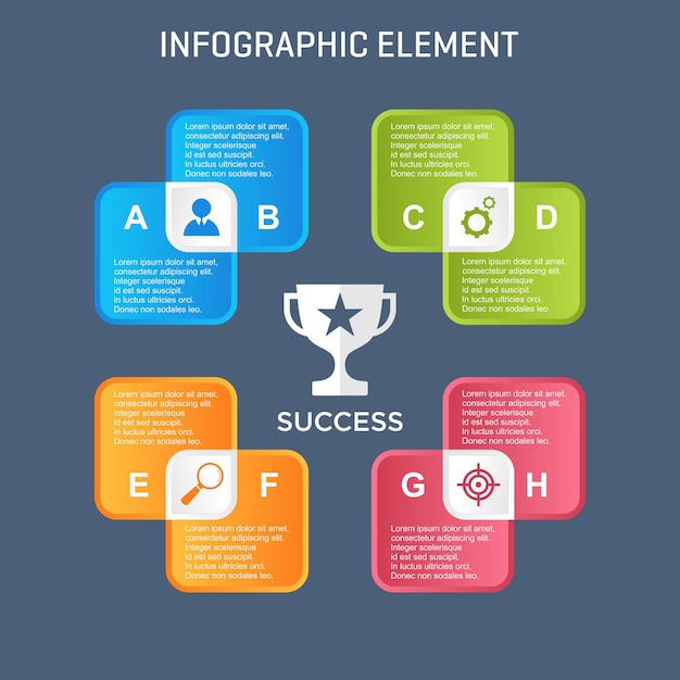 Infographic modern ontwerp