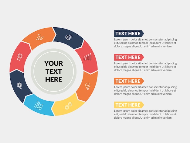 Infographic ontwerp vlakke stijl