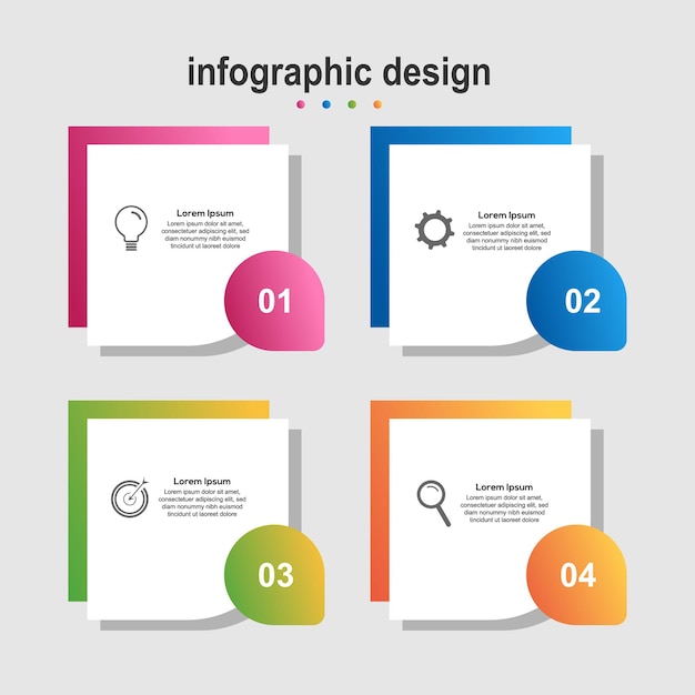 Infographic ontwerp zakelijk ontwerp eenvoudig