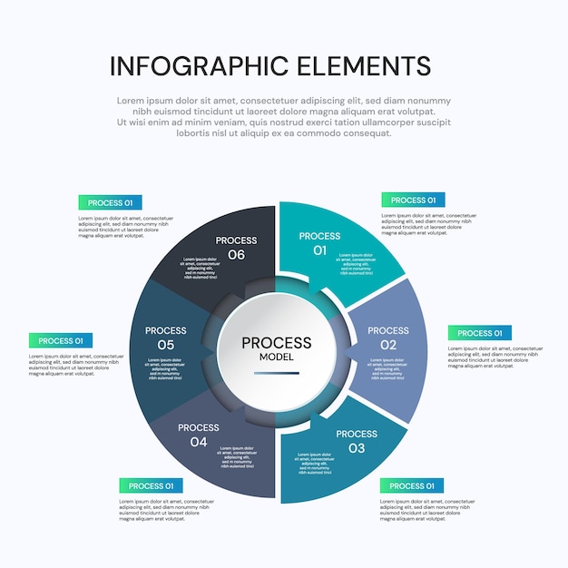 Infographic ontwerpsjabloon met plaats voor uw gegevens vectorillustratie