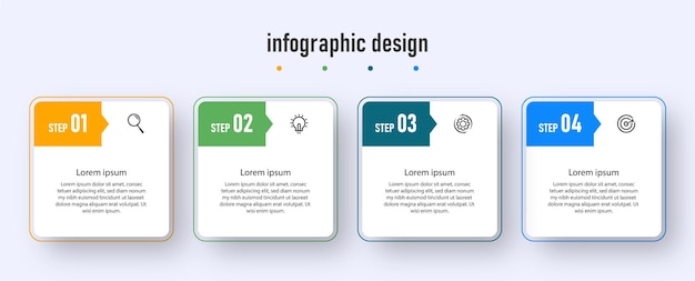 Infographic ontwerpsjabloon tijdlijn bedrijf