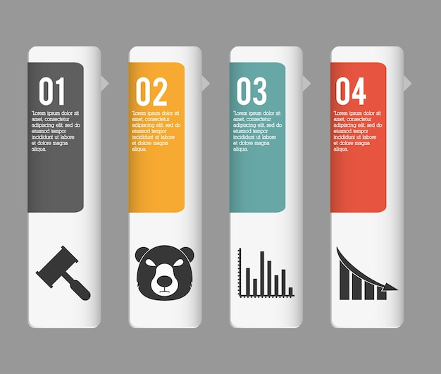 Infographic pictogram ontwerp