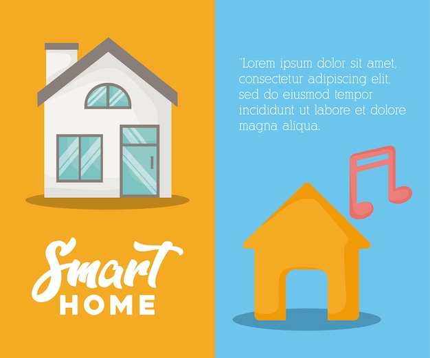 Инфографическая презентация концепции Smart home