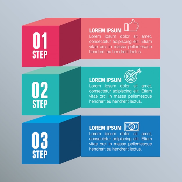 Infographic sjablonen bedrijfsontwerp