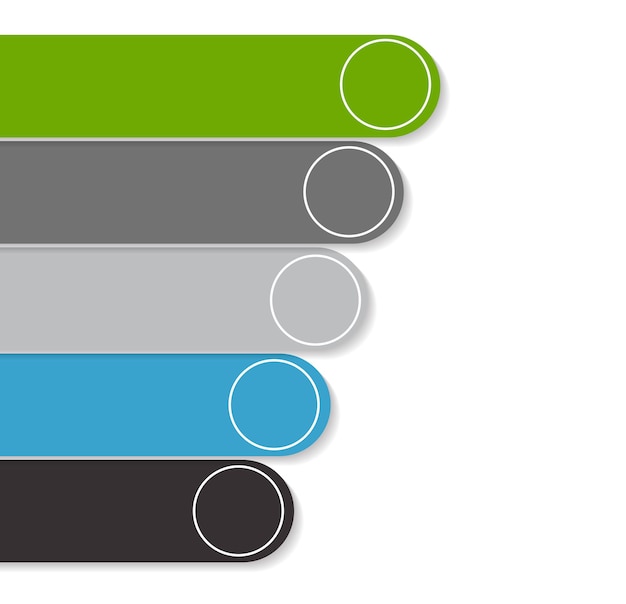 Infographic sjablonen voor zakelijke vectorillustratie.