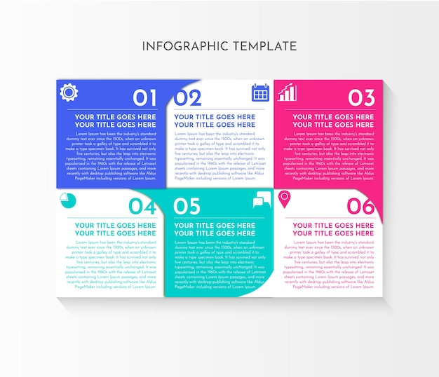 Infographic sjabloon vector element plat ontwerp