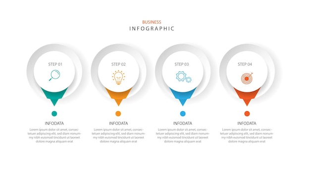 Infographic sjabloon vectorelement