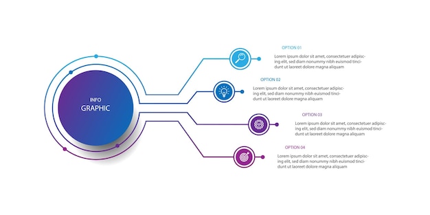 Infographic sjabloon vectorelement