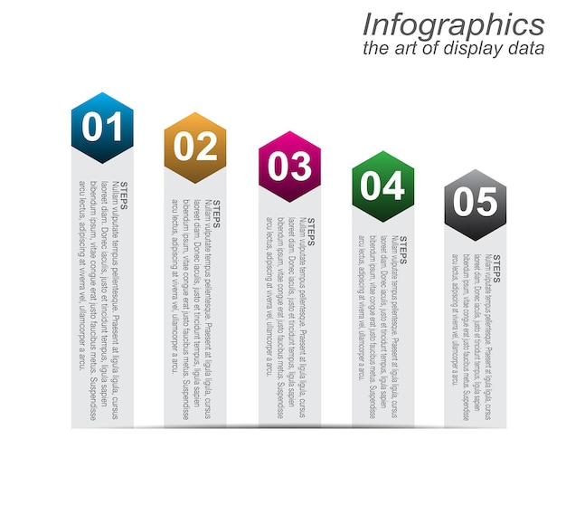 Infographic-sjabloon voor moderne datavisualisatie en rangschikking en statistieken