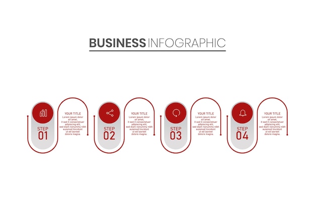 Infographic sjabloonbedrijf van de beste kwaliteit