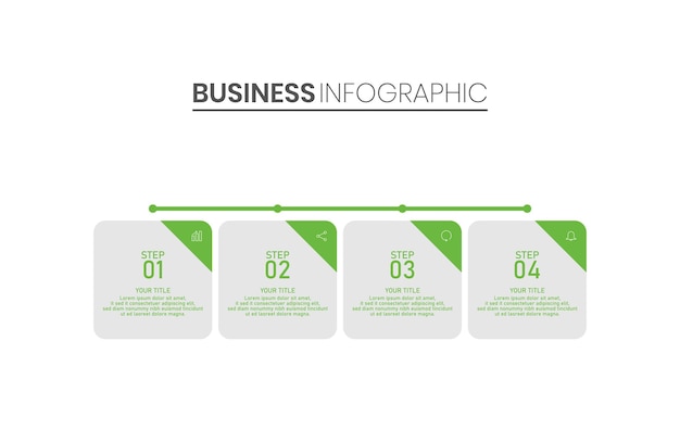 Infographic sjabloonbedrijf van de beste kwaliteit