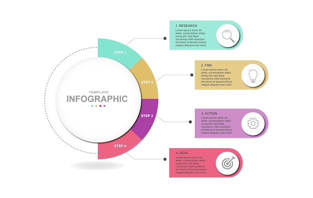 Infographic sjabloonontwerp bedrijf