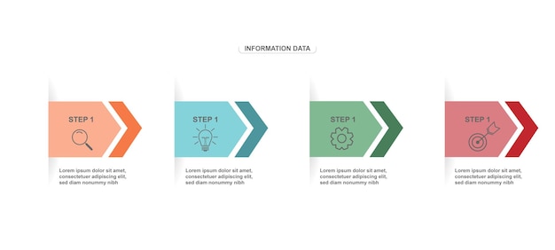 Infographic sjabloonontwerp bedrijf