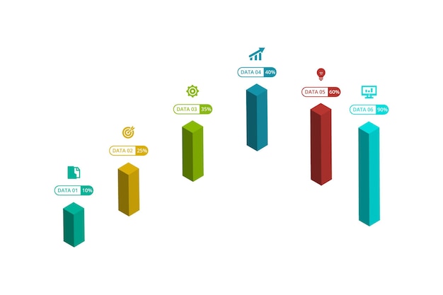 Vector infographic sjabloonontwerp vector