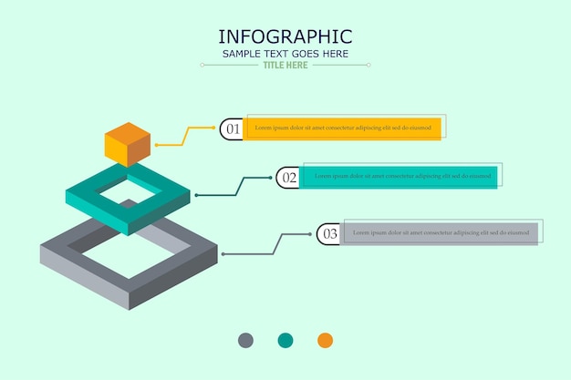 Vector infographic stap