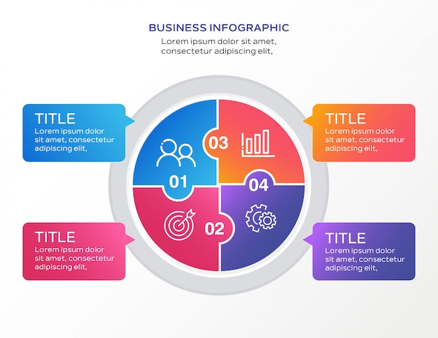 Infographic stappen collectie