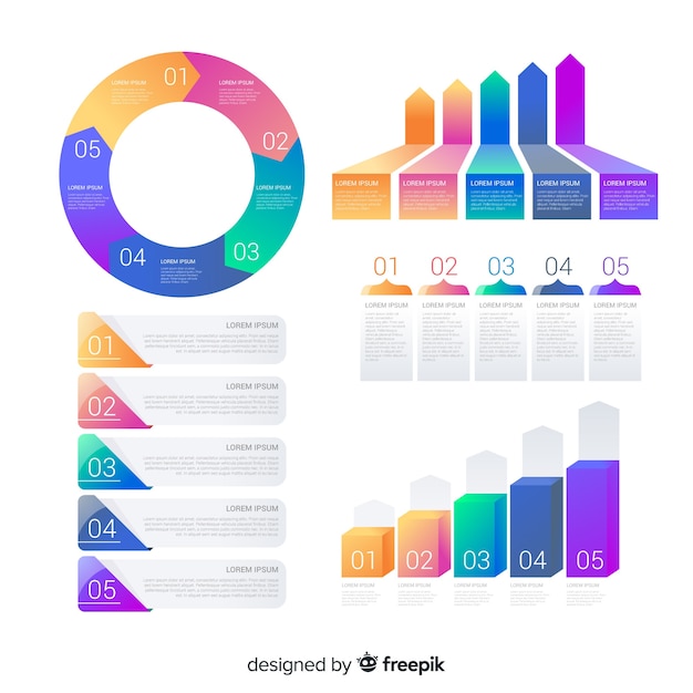 Infographic-stappen