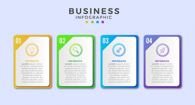 Infografica passi modello di business