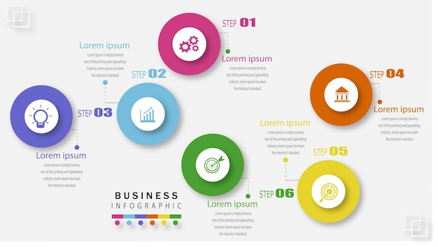 Infographic steps for entrepreneurs in the future